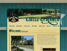 Tablet Screenshot of circlecsranch.com